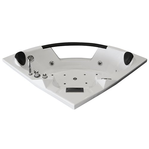 Wanna łazienkowa z hydromasażem Spa narożna 150x150 cm MO-0312