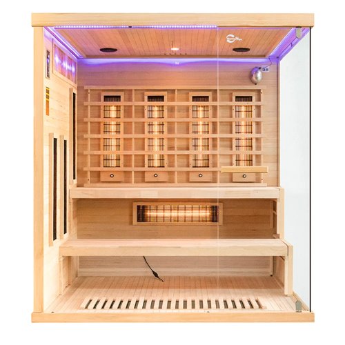 Sauna na podczerwień 4 osobowa + kamienie solne 180X160X200CM MO-EP4RSL XL Infrared Mazur