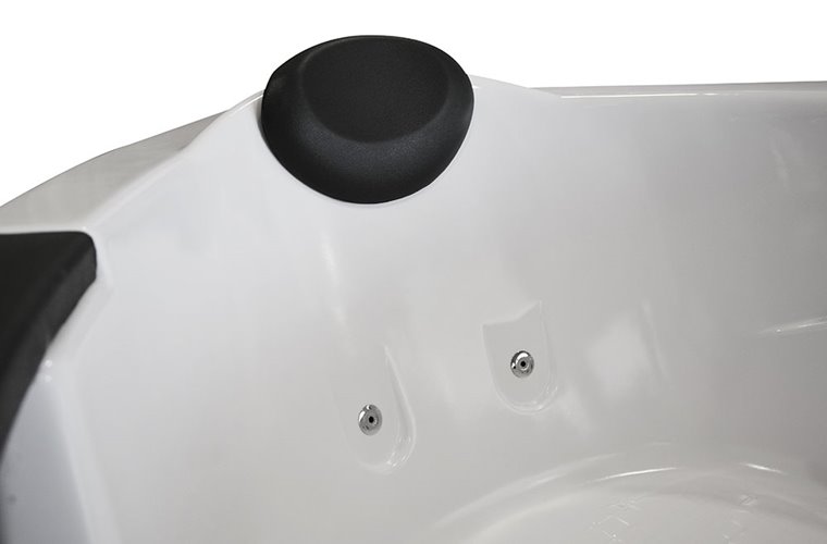 Wanna łazienkowa z hydromasażem Spa narożna 150x150 cm MO-0312