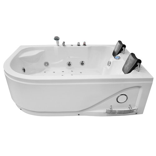 Wanna z hydromasażem dwuosobowa Turbo 180x120 cm MO-1631 Prawa