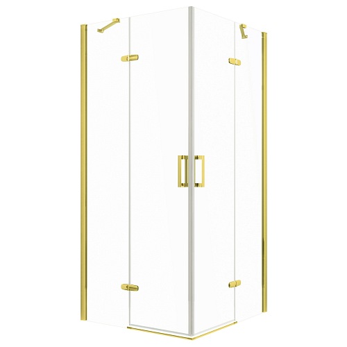 Kabina prysznicowa kwadratowa 90x90 Flow Kerra Gold