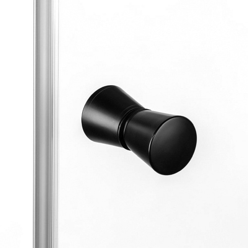 Czarna kabina prysznicowa prostokątna 90x80 Superia Black New Trendy K-0801