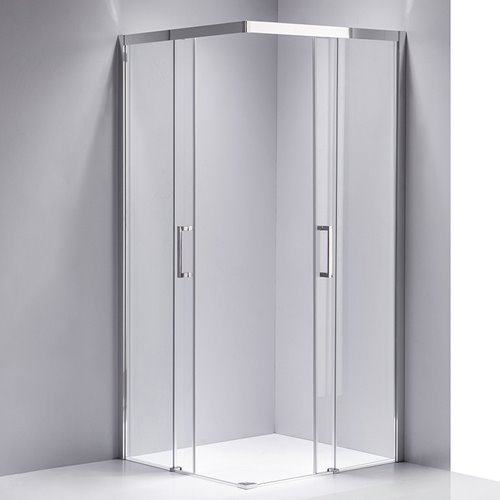 Kabina prysznicowa kwadratowa 80x80 drzwi rozsuwane KZ90A