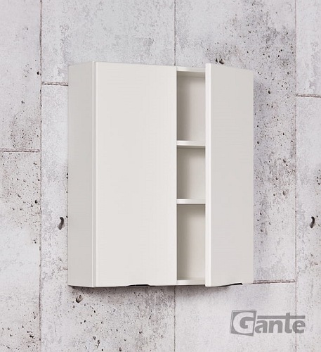 Biała szafka łazienkowa wisząca 60x72 Victa Gante