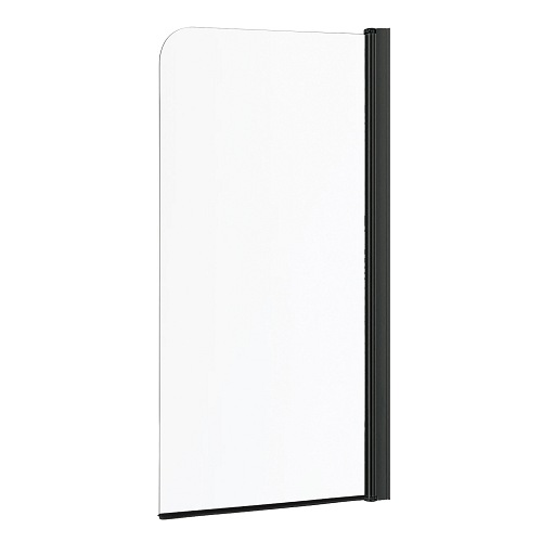 Parawan nawannowy ruchomy z czarnym profilem Cristal 1 BL