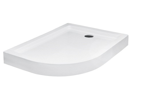 Brodzik asymetryczny 100x80 Saturn Besco