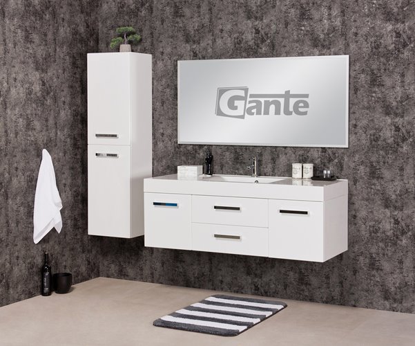 Szafka z umywalką dolomitową 140/50/C2 Nadia seria Fokus B