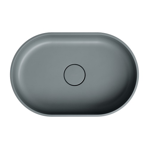 Omnires Ovo M+ umywalka nablatowa ash grey 55x36 cm OVOUNAG