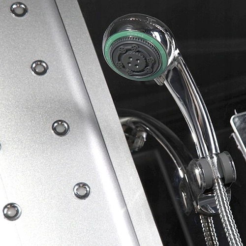 Kabina prysznicowa z hydromasażem i sauną przyścienna 125x90