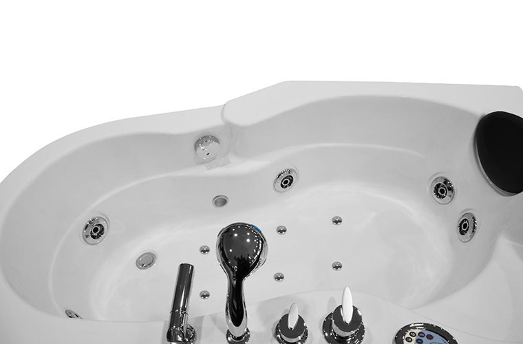 Wanna z hydromasażem asymetryczna 150x92 cm MO-0207
