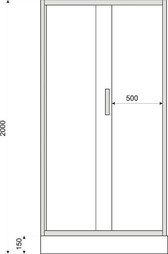 Kabina prysznicowa, prostokątna z brodzikiem 80x120 Doris