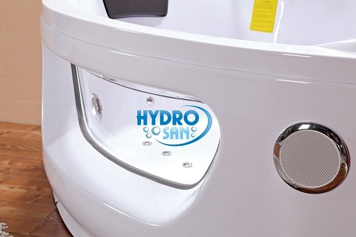 Wanna z hydromasażem Flores 601 140x140