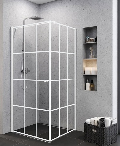 Kabina prysznicowa 90x90 lewa Superia White New Trendy K-0794
