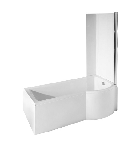 Wanno-Kabina z parawanem 170 cm Prawa Inspiro Besco