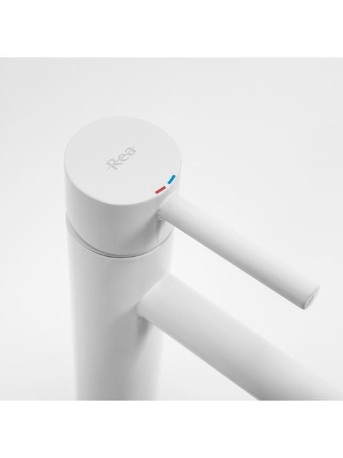 Bateria umywalkowa wysoka Lungo White Rea