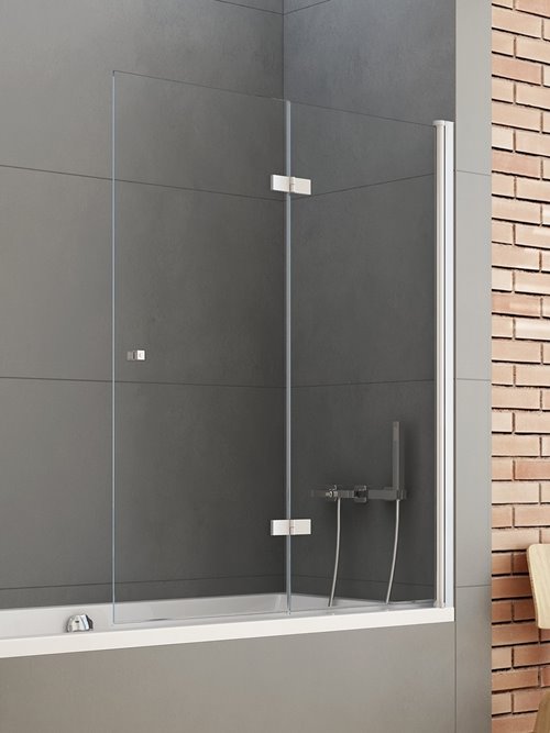 Parawan wannowy składany 100x140 cm prawy New Soleo P-0029