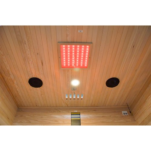 Sauna na podczerwień 4-osobowa 150x120 cm grzejniki kwarcowe i karbonowe Alta3 Infrared