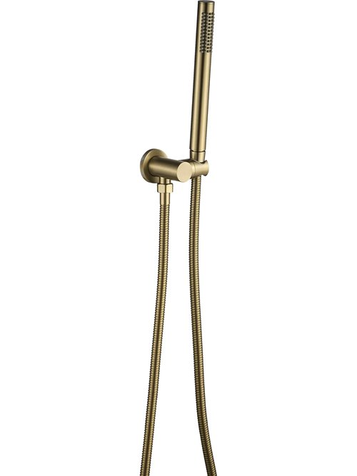 Zestaw prysznicowy podtynkowy box Lungo Grip Rea złoto szczotkowane