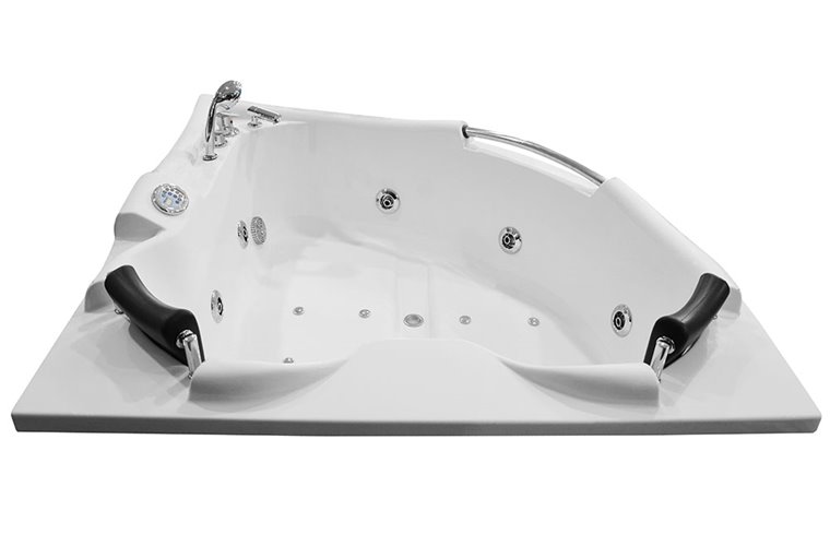 Wanna łazienkowa Spa z hydromasażem narożna 150x150 cm MO-0311