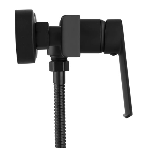 Czarna bateria prysznicowa Hass Rea Black