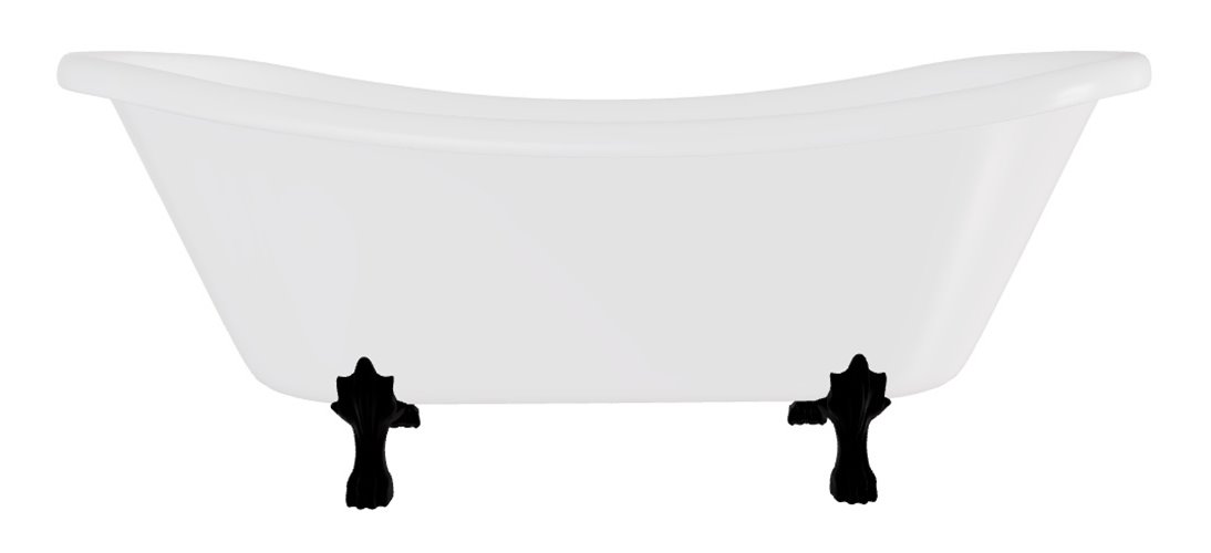 Wanna wolnostojąca Amelia Besco 190 czarne Łapy WKA-190W+CZ