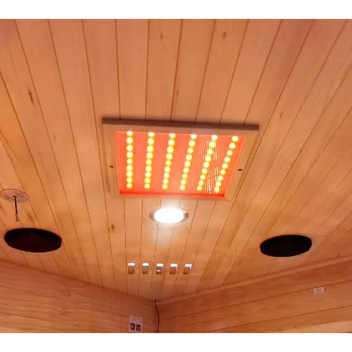 Sauna na podczerwień 5-osobowa 150x150 cm grzejniki kwarcowe i karbonowe Alta4 Infrared
