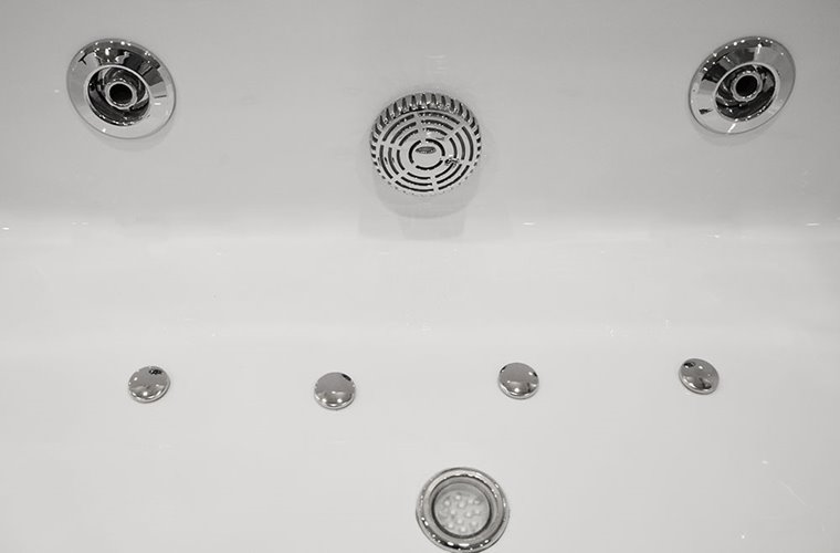Wanna łazienkowa z hydromasażem Spa prostokątna 170x80 cm MO-0319