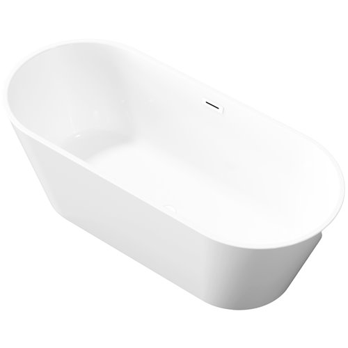 Wanna wolnostojąca 170 cm Limnos Invena AN-00-110-KPL wykończenie chrom zdjęcie 3