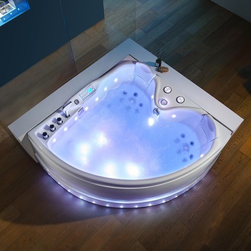 Wanna narożna z hydromasażem narożna 150x150 cm Roma 764 Hydrosan Prawa