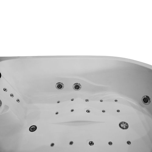 Wanna z hydromasażem dwuosobowa 180x120 cm MO-1631HC Prawa