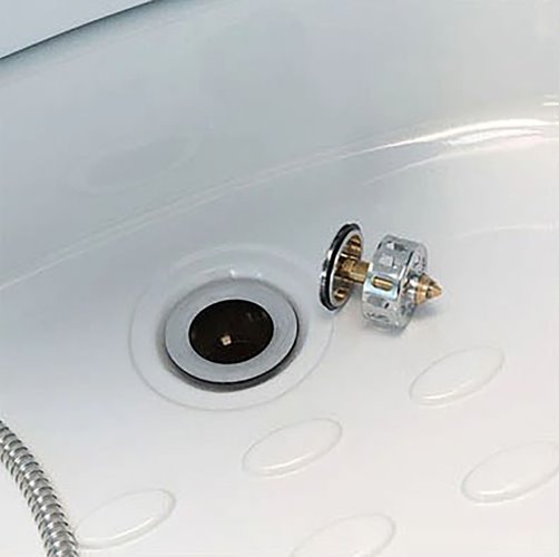 Kabina prysznicowa z hydromasażem zabudowana 100x100 MO-0210