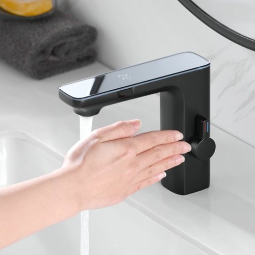 Czarna bateria bezdotykowa automatyczna F14-BL LCD