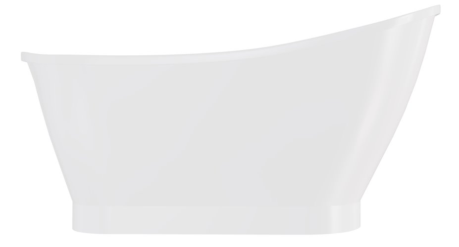 Wanna wolnostojąca 150 cm z syfonem klik-klak chrom Gloria Besco WMD-150-GL