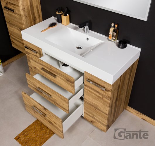 Szafka wisząca z umywalką 120/50/C3 seria Fokus NE