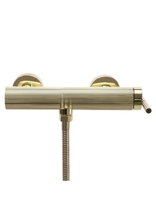 Bateria prysznicowa natynkowa Rea Argon złoty połysk