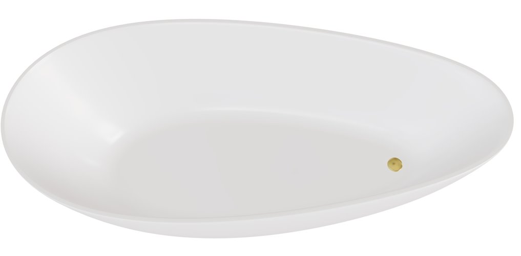 Wanna wolnostojąca z konglomeratu + klik-klak czarny Goya 160 Besco WMD-160-GKG