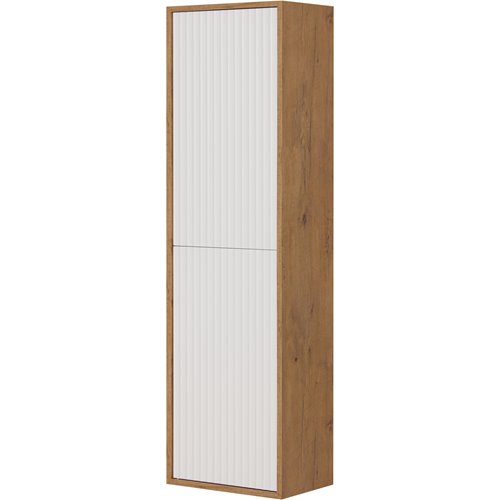 Słupek łazienkowy wiszący dąb naturalny/biały mat 155x45 cm Venus Gante