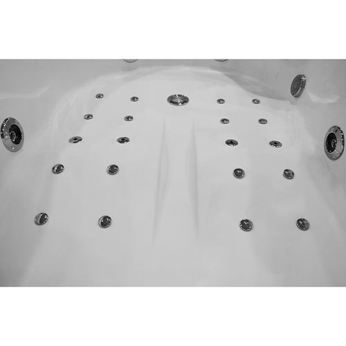 Wanna z hydromasażem dwuosobowa 180x120 cm MO-1631HC Prawa
