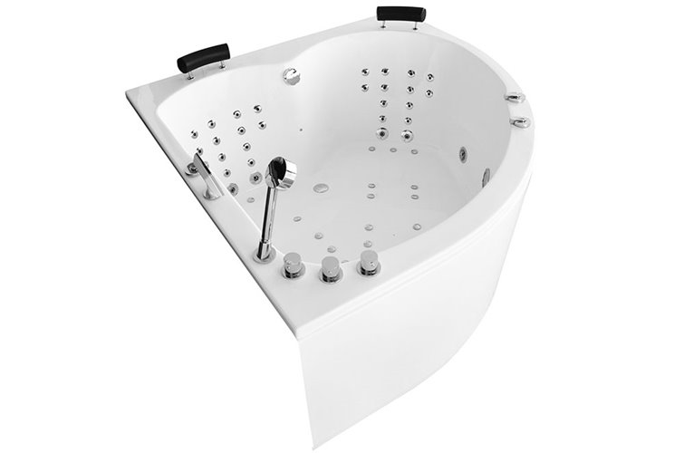 Wanna spa z hydromasażem narożna 150x150 cm MUE-0032A PRAWA