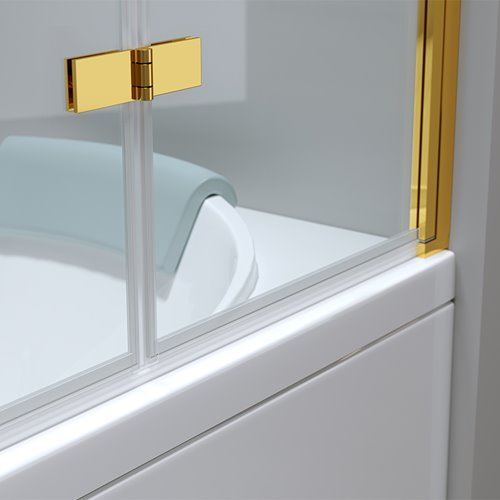 Parawan wannowy składany złoty 100x140 PR04