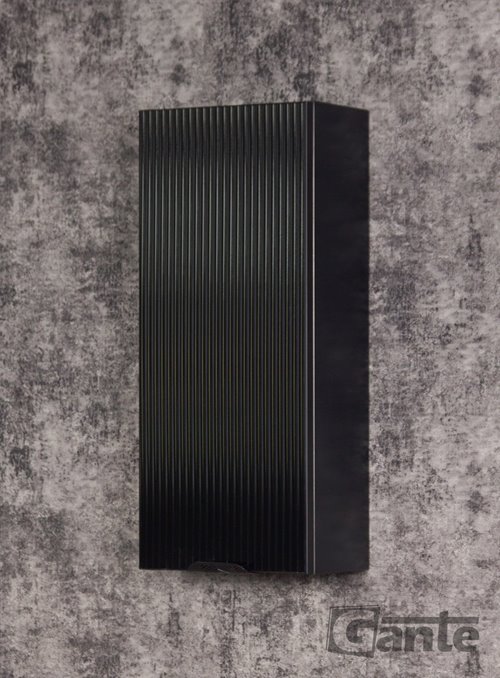 Szafka łazienkowa wisząca szklane fronty czarny mat 30x72 cm Bravia Gante