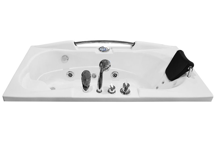 Wanna z hydromasażem prostokątna przyścienna 167x85 cm MO-0206