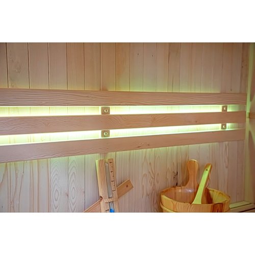 Sauna fińska 6-osobowa narożna 180x180 cm piec Harvia 8KW Bodo7