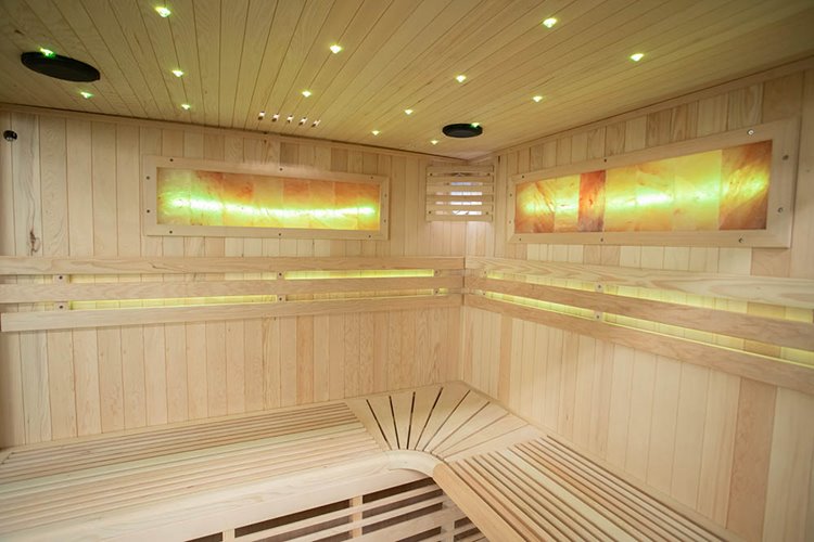 Sauna sucha fińska piec 6 KW Harvia BC60 + kamień solny 180X160X200CM MO-EA4-II Mazur