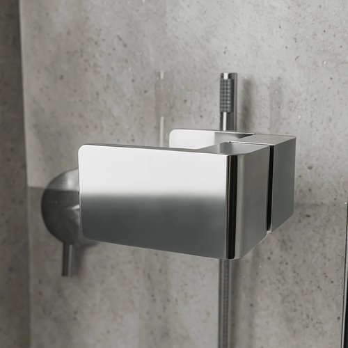 Drzwi prysznicowe uchylne 80 cm Rea Atlas chrom lewe