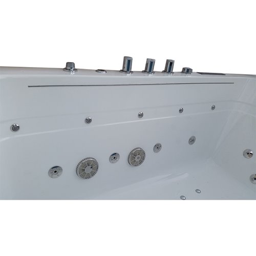 Wanna z hydromasażem prostokątna 170x130 cm Tugela-BL