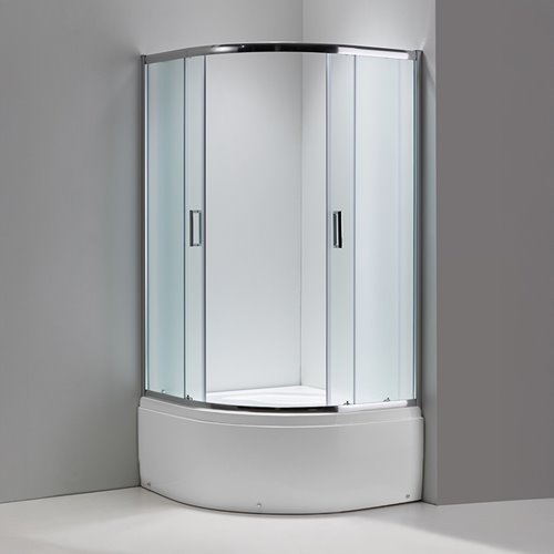 Kabina prysznicowa na głębokim brodziku szkło mrożone 80x80 Maja Hydrosan