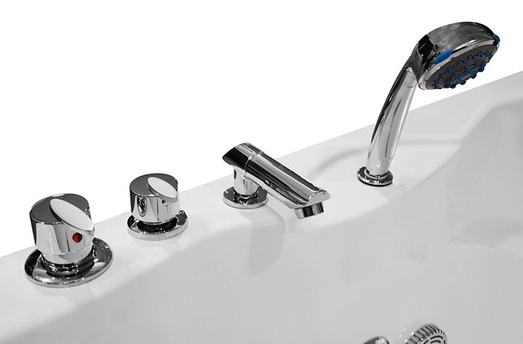 Wanna łazienkowa Spa z hydromasażem asymetryczna 160x78 cm MO-0310