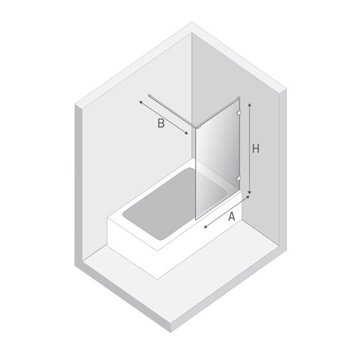 Parawan wannowy 80x150 EXK-0291-WP New Modus New Trendy