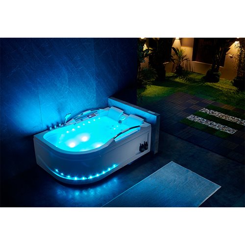 Wanna z hydromasażem asymetryczna Venezia 761 P 180x120